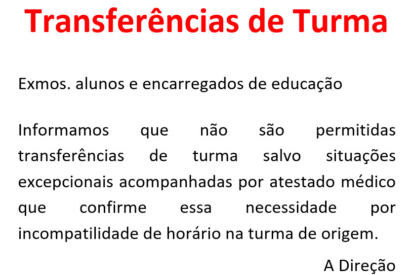 transferências