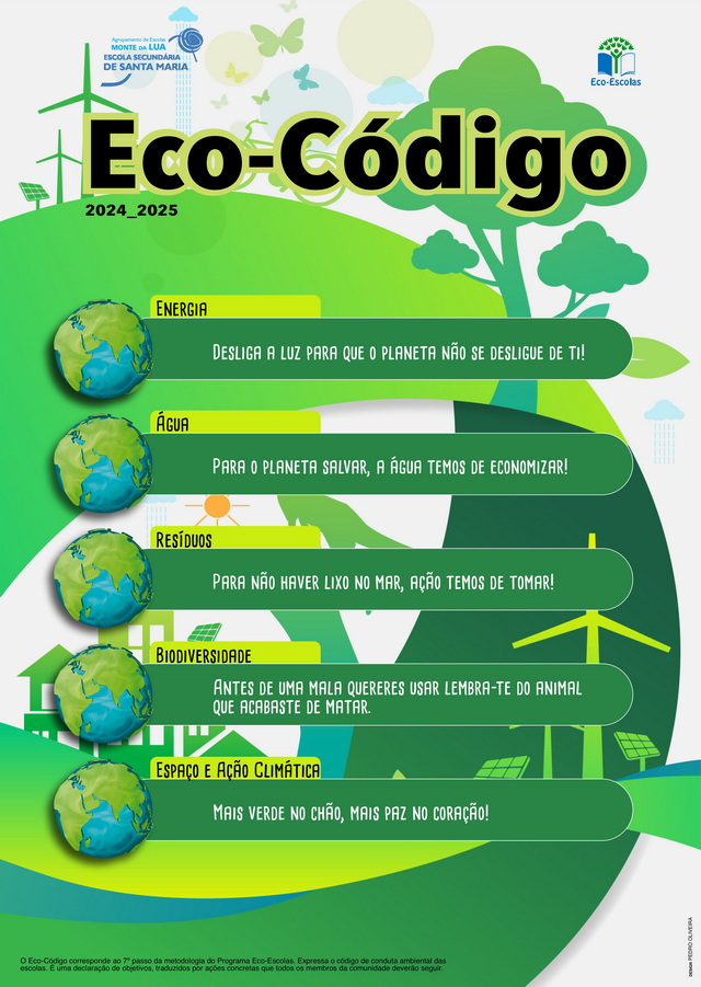 CARTAZ ECO ESCOLAS 2025