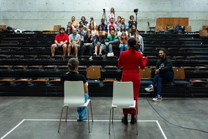 Conversa após o ensaio aberto do Projeto Ave resize